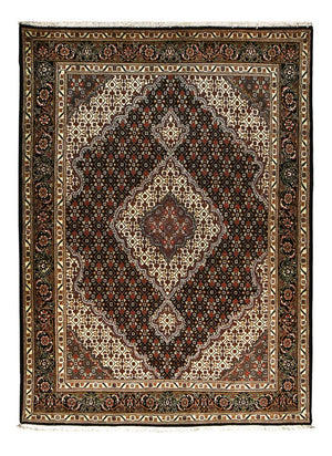 Persisk tæppe - Tabriz - Royal - 210 x 152 cm - mørkebrun