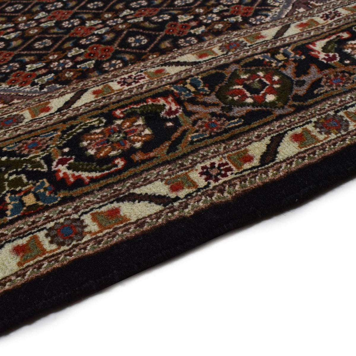 Persisk tæppe - Tabriz - Royal - 210 x 152 cm - mørkebrun