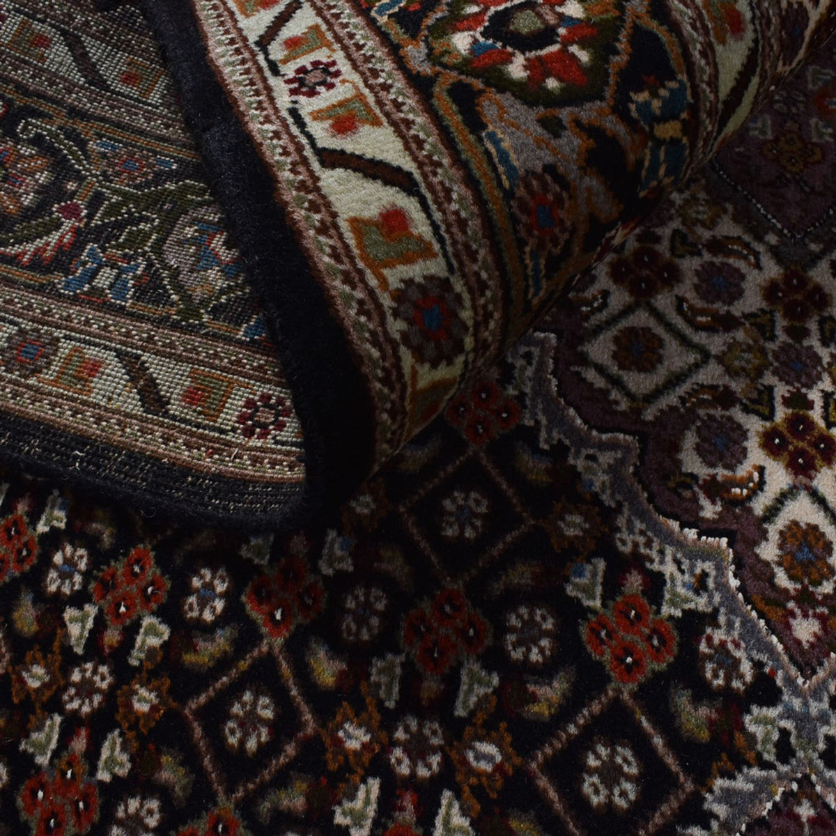 Persisk tæppe - Tabriz - Royal - 210 x 152 cm - mørkebrun