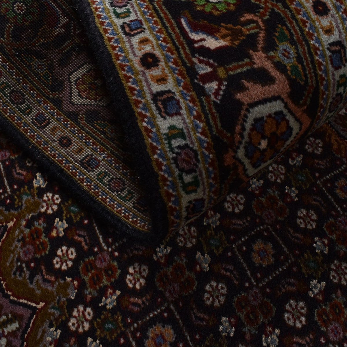 Persisk tæppe - Tabriz - Royal - 204 x 152 cm - mørkebrun