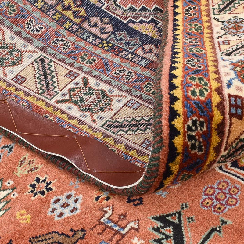 Gabbeh-tæppe - Kashkuli Persisk - 202 x 152 cm - lysrød