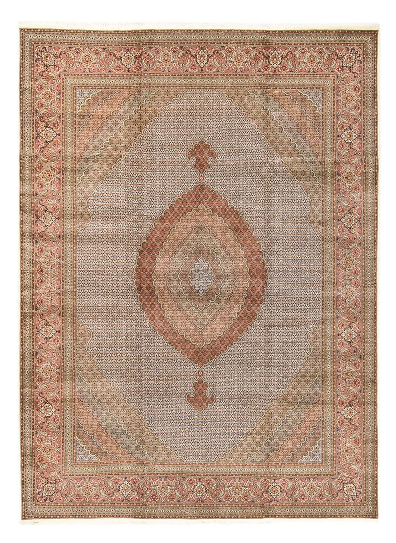 Persisk tæppe - Tabriz - Royal - 502 x 350 cm - lys beige