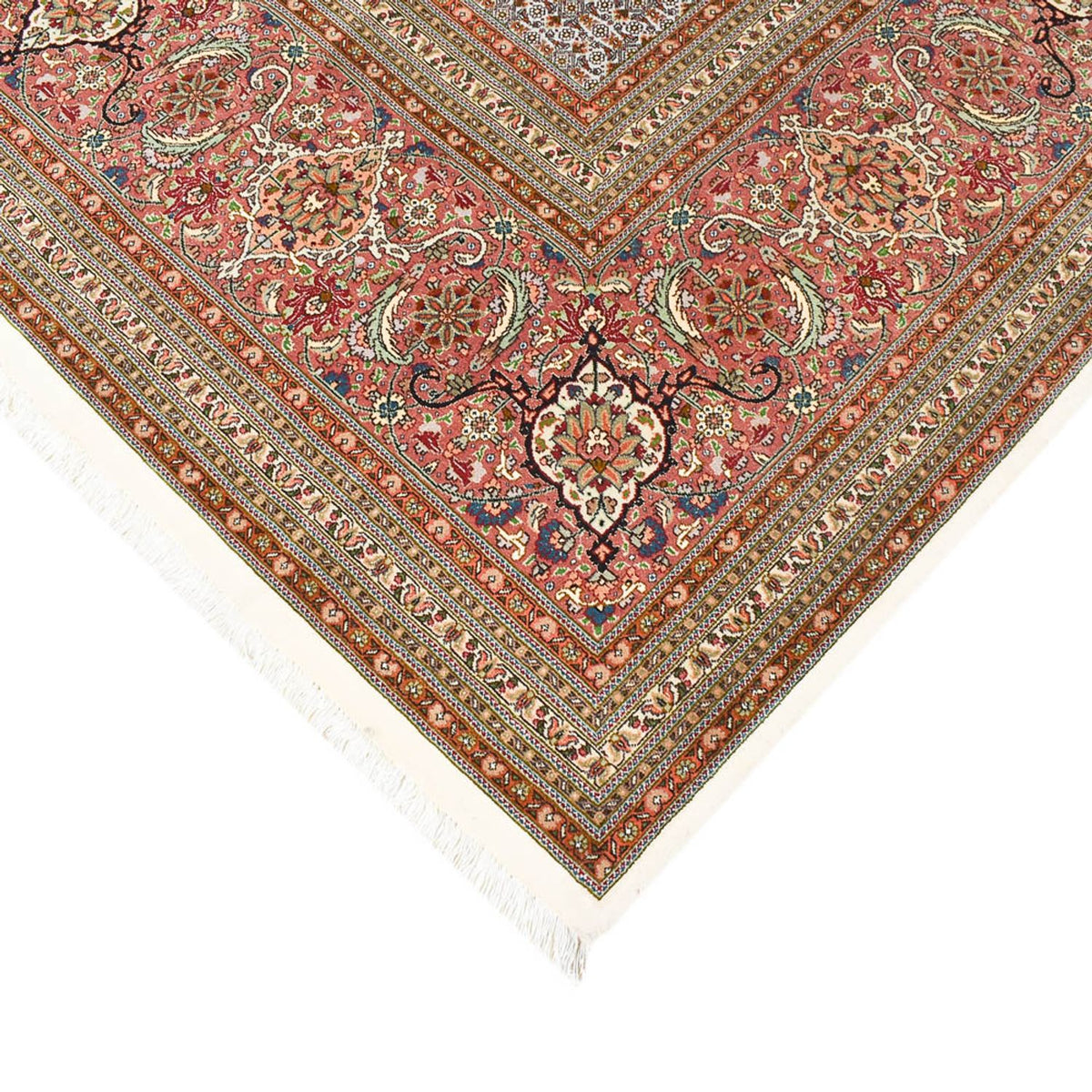 Persisk tæppe - Tabriz - Royal - 502 x 350 cm - lys beige