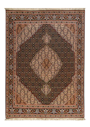 Persisk tæppe - Tabriz - Royal - 207 x 148 cm - brun