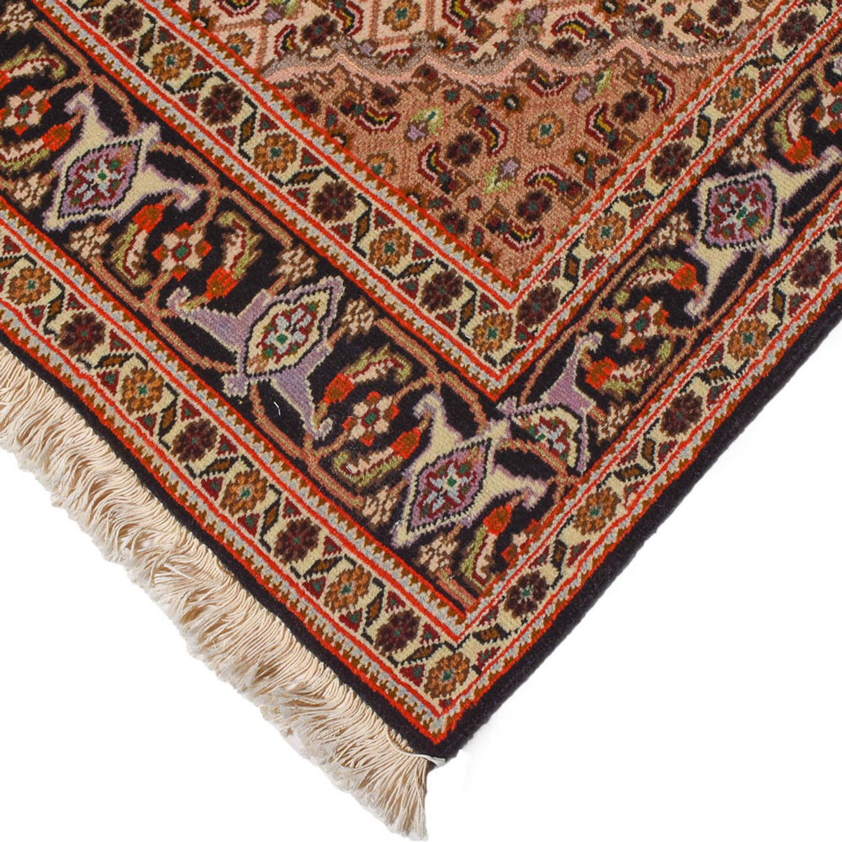 Persisk tæppe - Tabriz - Royal - 207 x 148 cm - brun