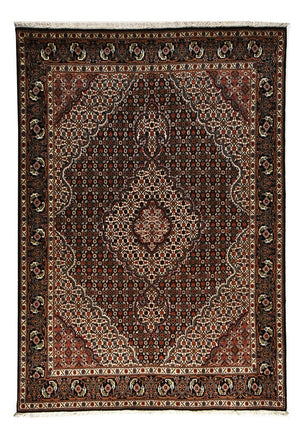 Persisk tæppe - Tabriz - Royal - 200 x 152 cm - mørkebrun