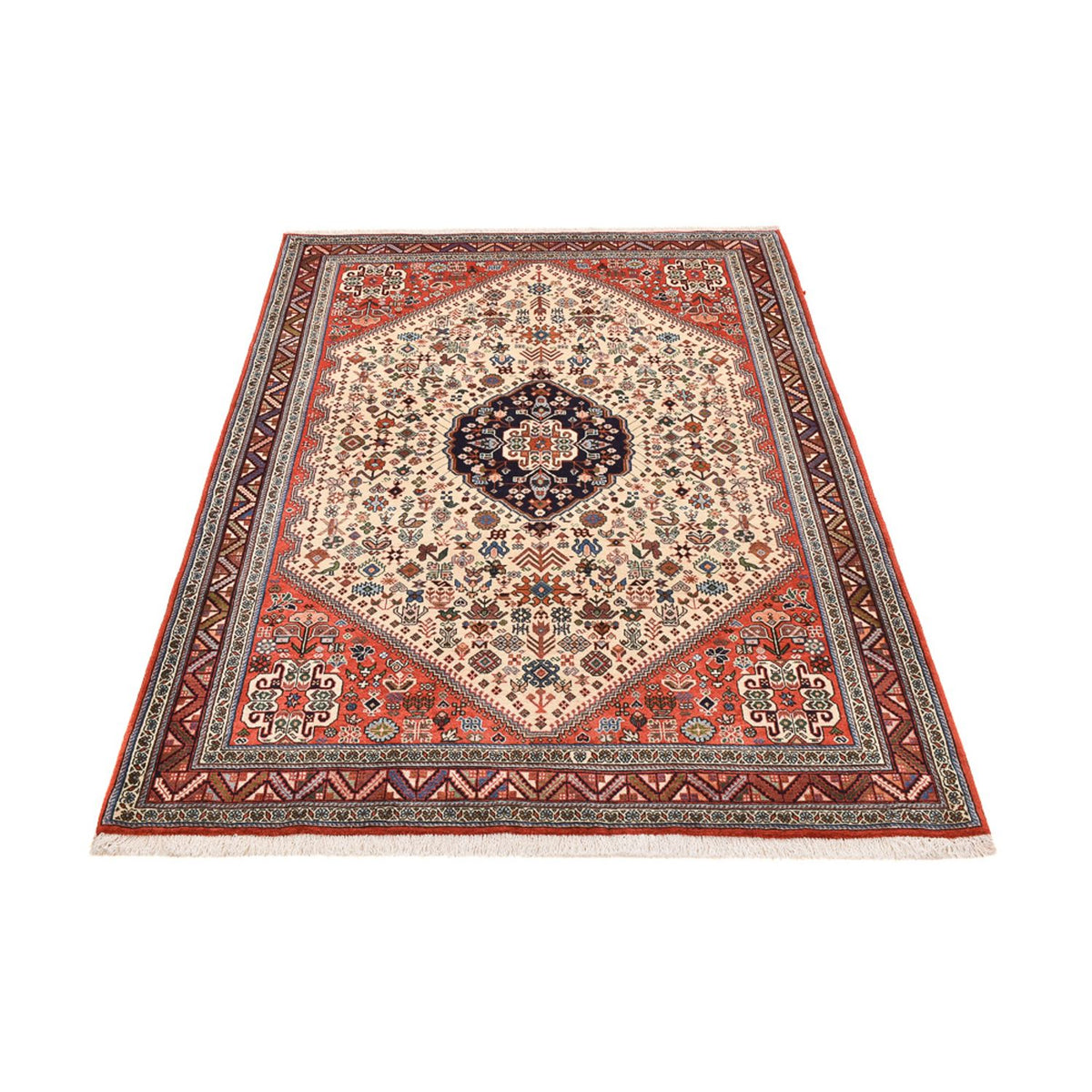 Gabbeh-tæppe - Kashkuli Persisk - 208 x 148 cm - creme