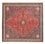 Persisk tæppe - Nomadisk - 220 x 213 cm - rød