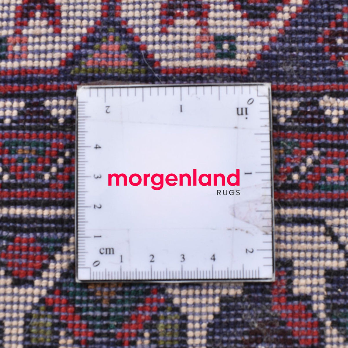 Persisk tæppe - Nomadisk firkantet  - 199 x 198 cm - rød