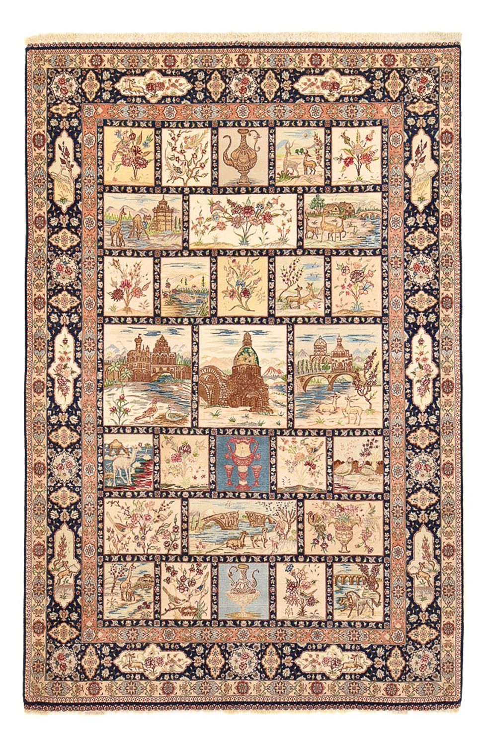 Persisk tæppe - Tabriz - Premium - 300 x 198 cm - flerfarvet