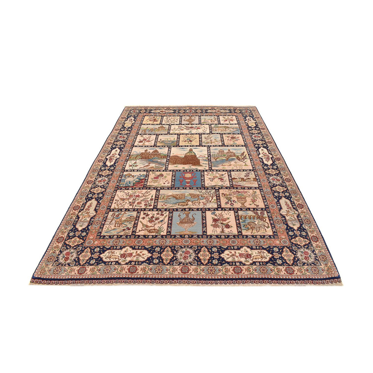 Persisk tæppe - Tabriz - Premium - 300 x 198 cm - flerfarvet