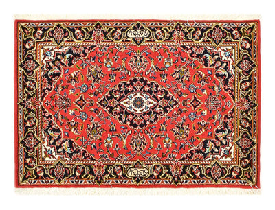Kashan Tæppe 70x100cm - Persisk tæppe - rød