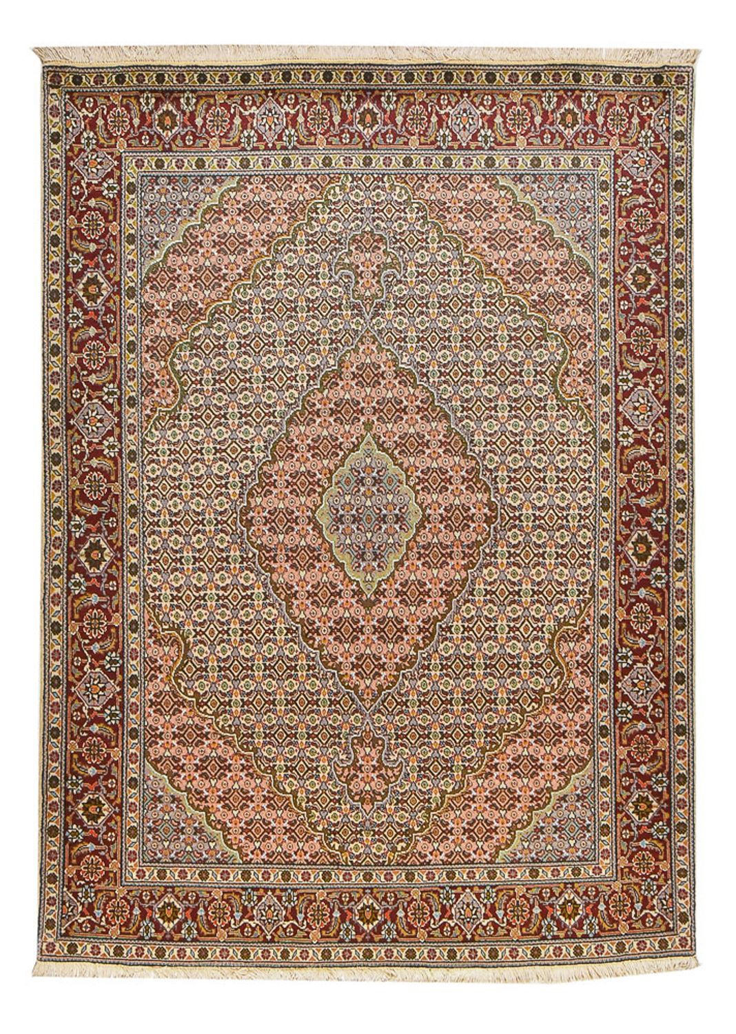 Persisk tæppe - Tabriz - Royal - 209 x 150 cm - sand