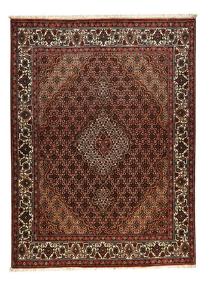 Persisk tæppe - Tabriz - Royal - 200 x 147 cm - mørkerød