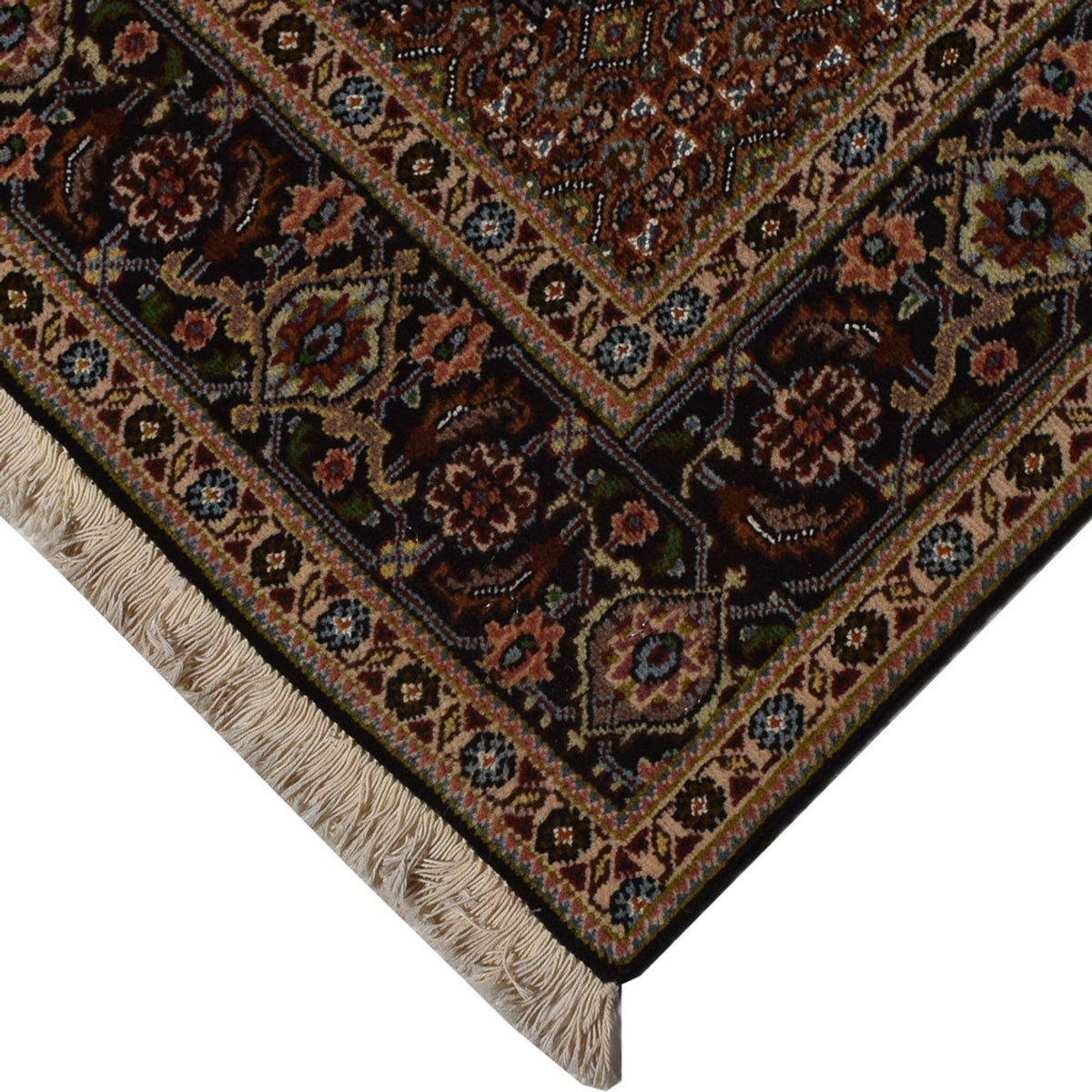 Persisk tæppe - Tabriz - Royal - 202 x 150 cm - mørkeblå