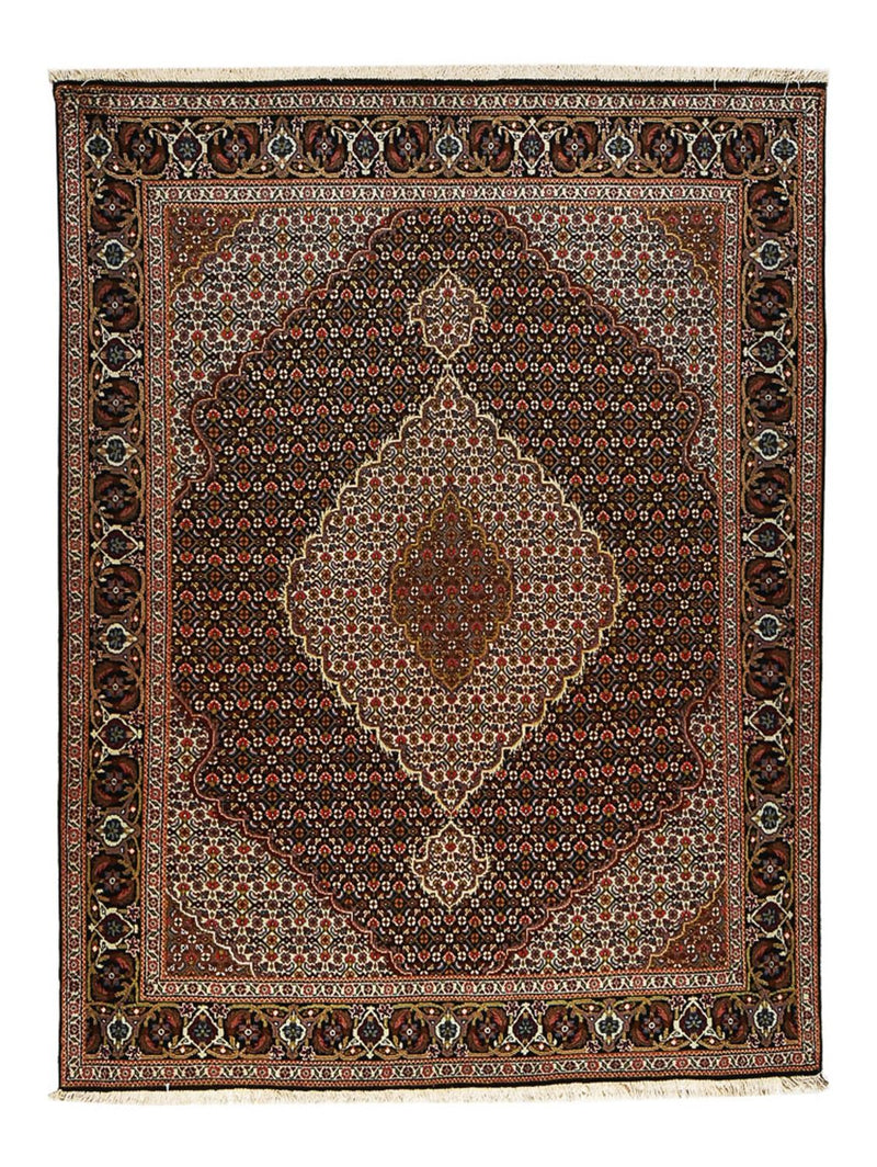Persisk tæppe - Tabriz - Royal - 195 x 150 cm - mørkebrun