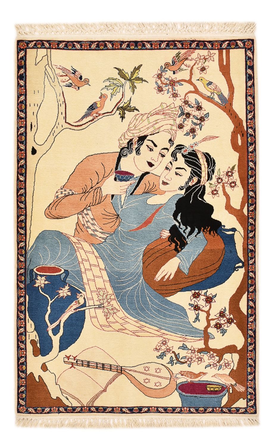 Persisk tæppe - Tabriz - Royal - 122 x 76 cm - flerfarvet