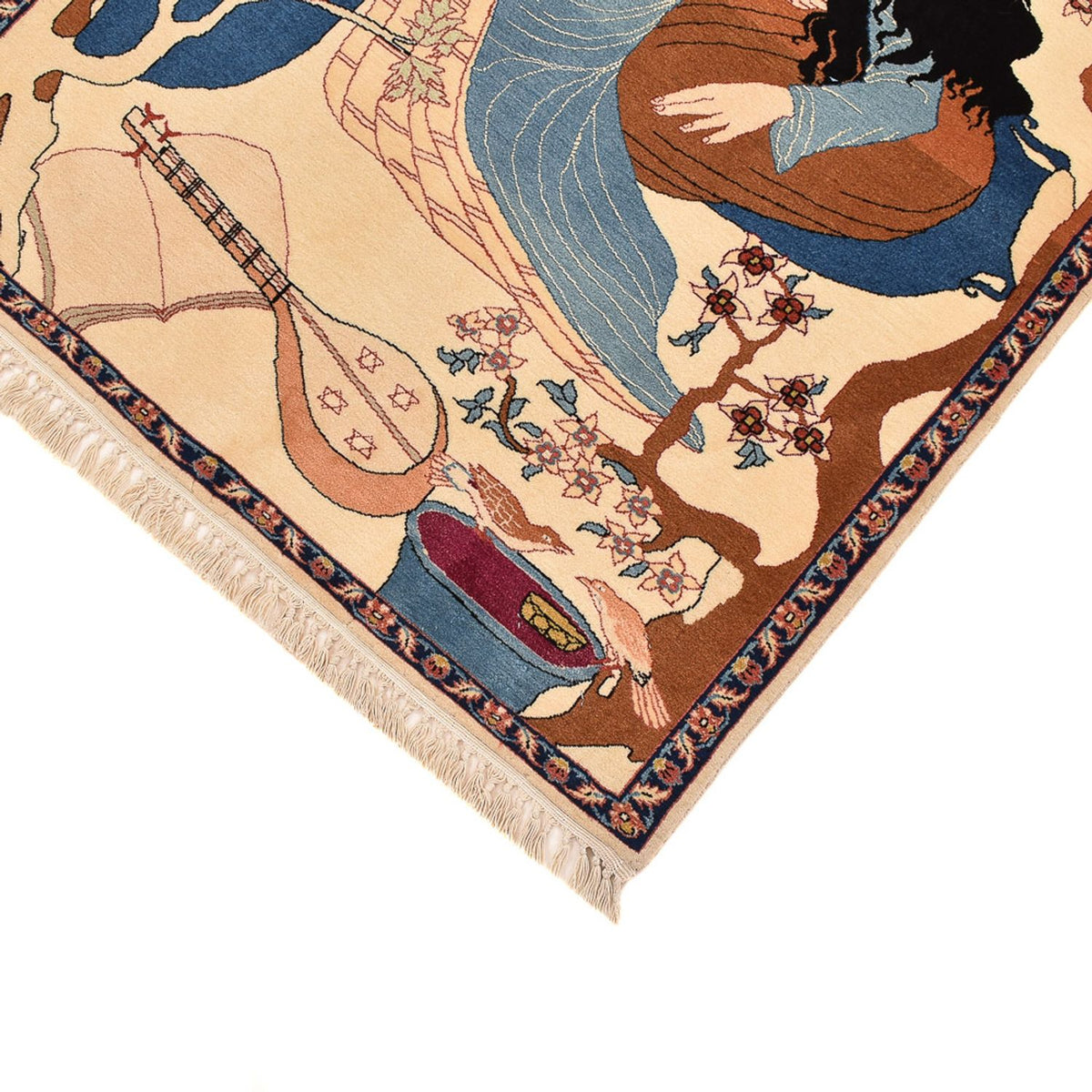 Persisk tæppe - Tabriz - Royal - 122 x 76 cm - flerfarvet