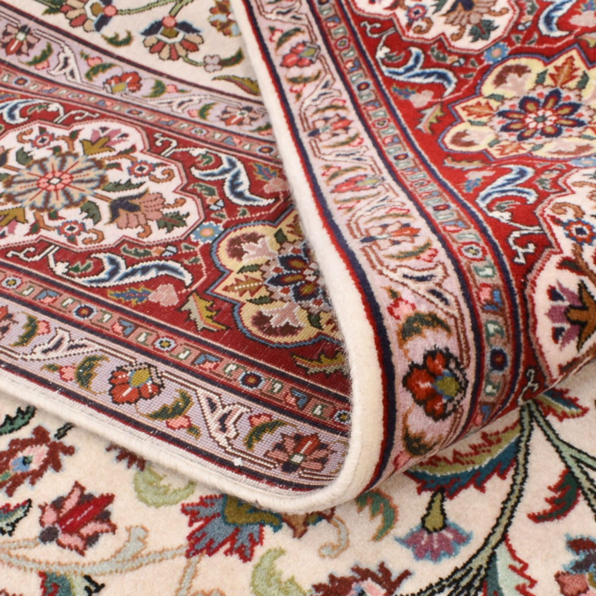 Persisk tæppe - Tabriz - Royal - 250 x 178 cm - creme