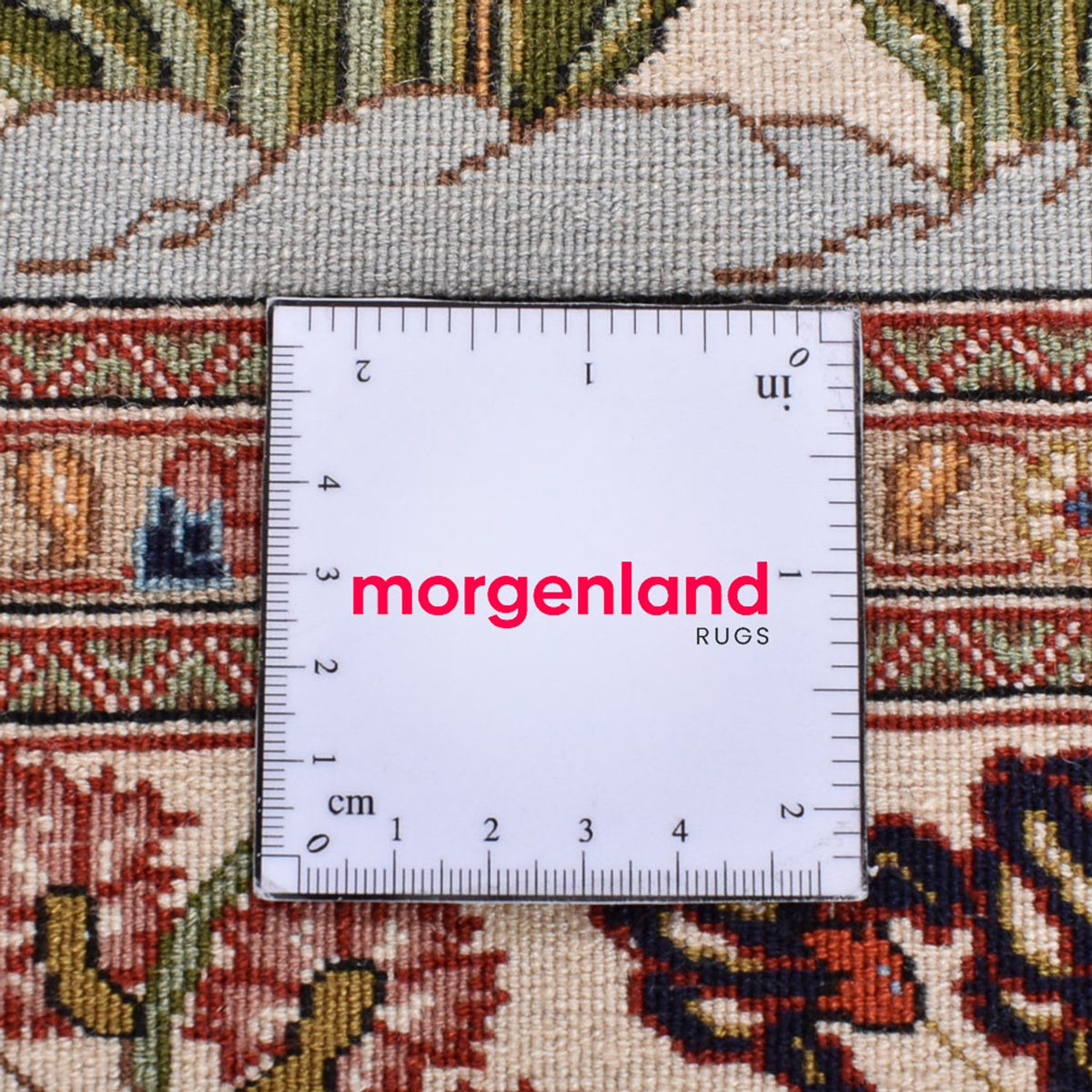 Persisk tæppe - Ghom - Royal - 202 x 136 cm - lys beige