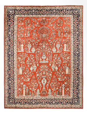 Persisk tæppe - Royal - Royal - 399 x 303 cm - rød
