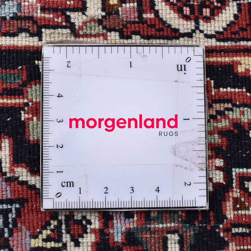 Persisk tæppe - Bijar - 300 x 202 cm - lysrød