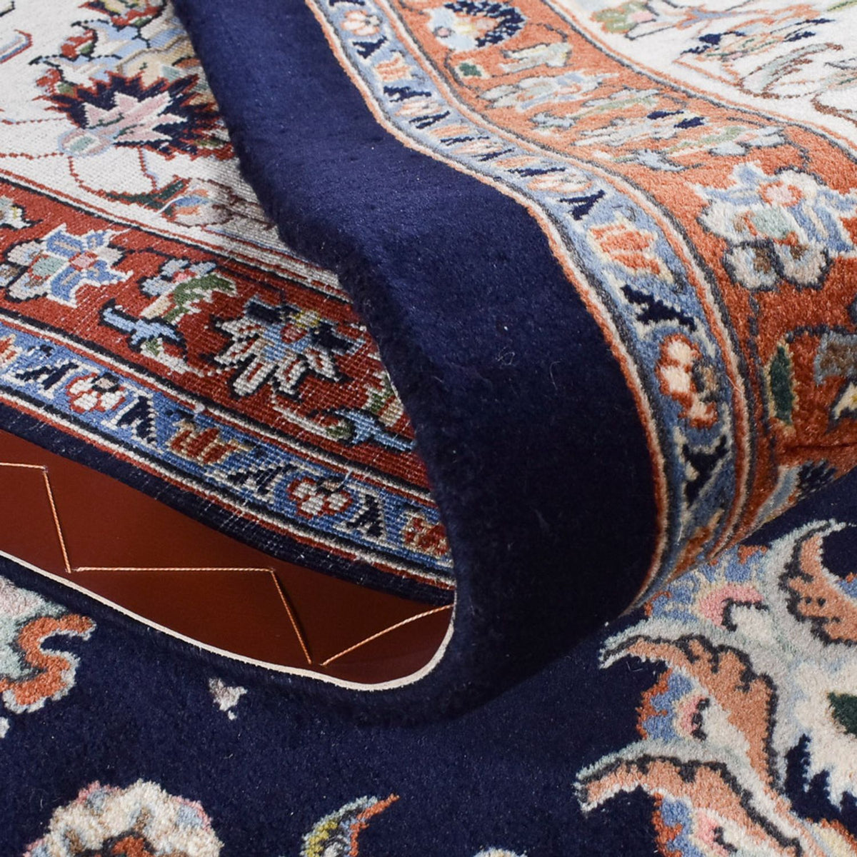 Persisk tæppe - Classic - Royal - 340 x 245 cm - mørkeblå