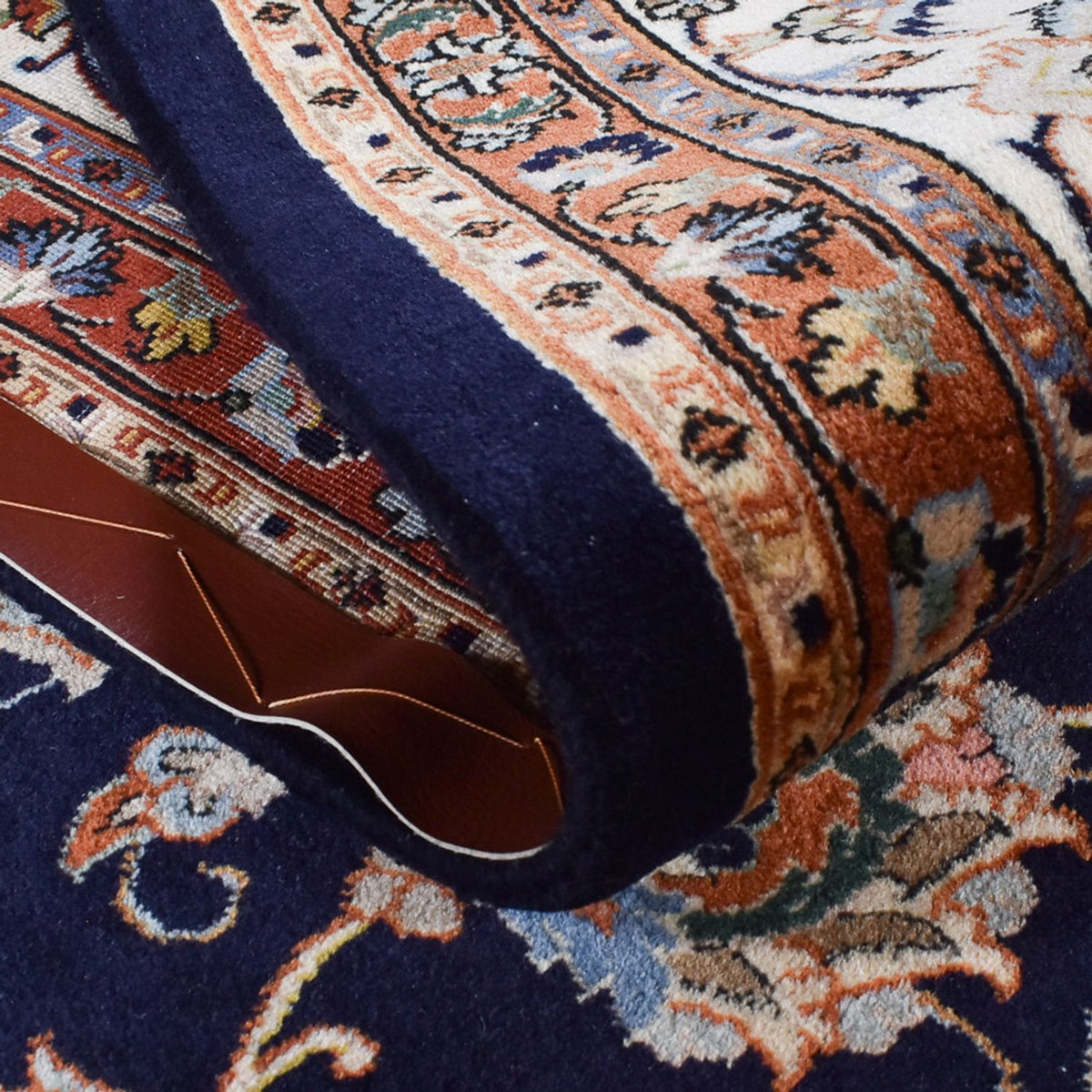 Persisk tæppe - Classic - Royal - 334 x 245 cm - mørkeblå