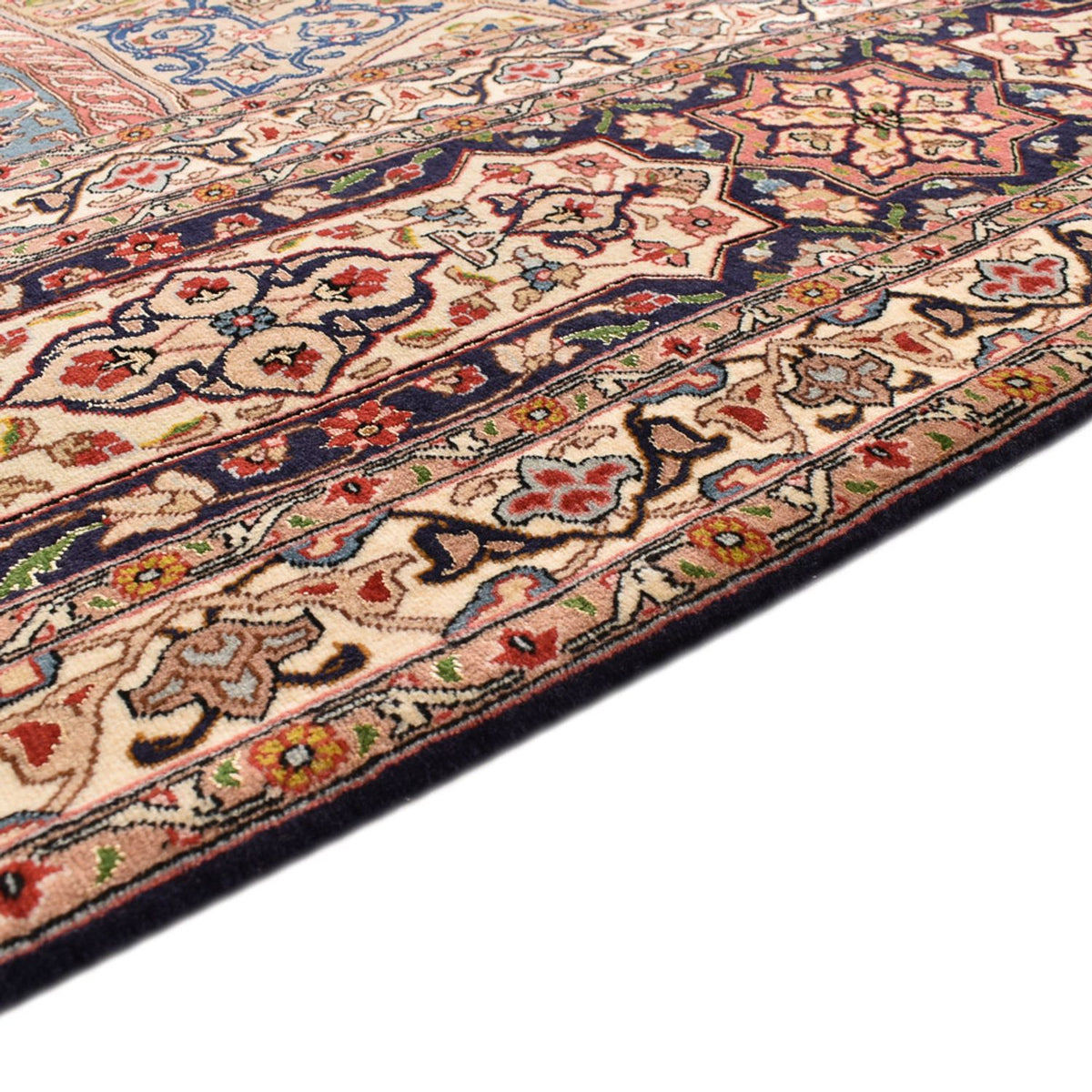 Persisk tæppe - Tabriz - Royal - 400 x 297 cm - lys beige