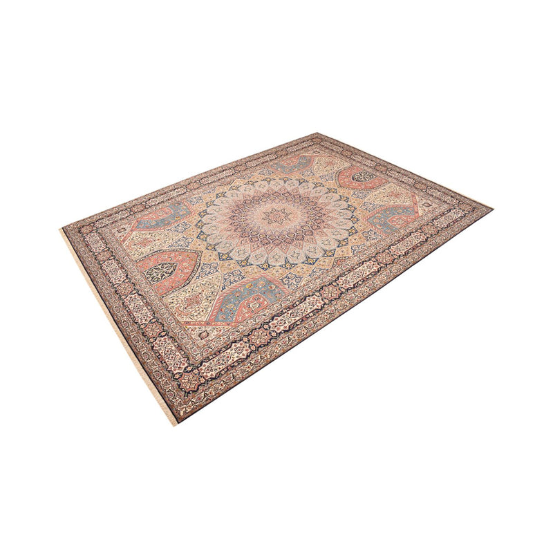 Persisk tæppe - Tabriz - Royal - 400 x 297 cm - lys beige