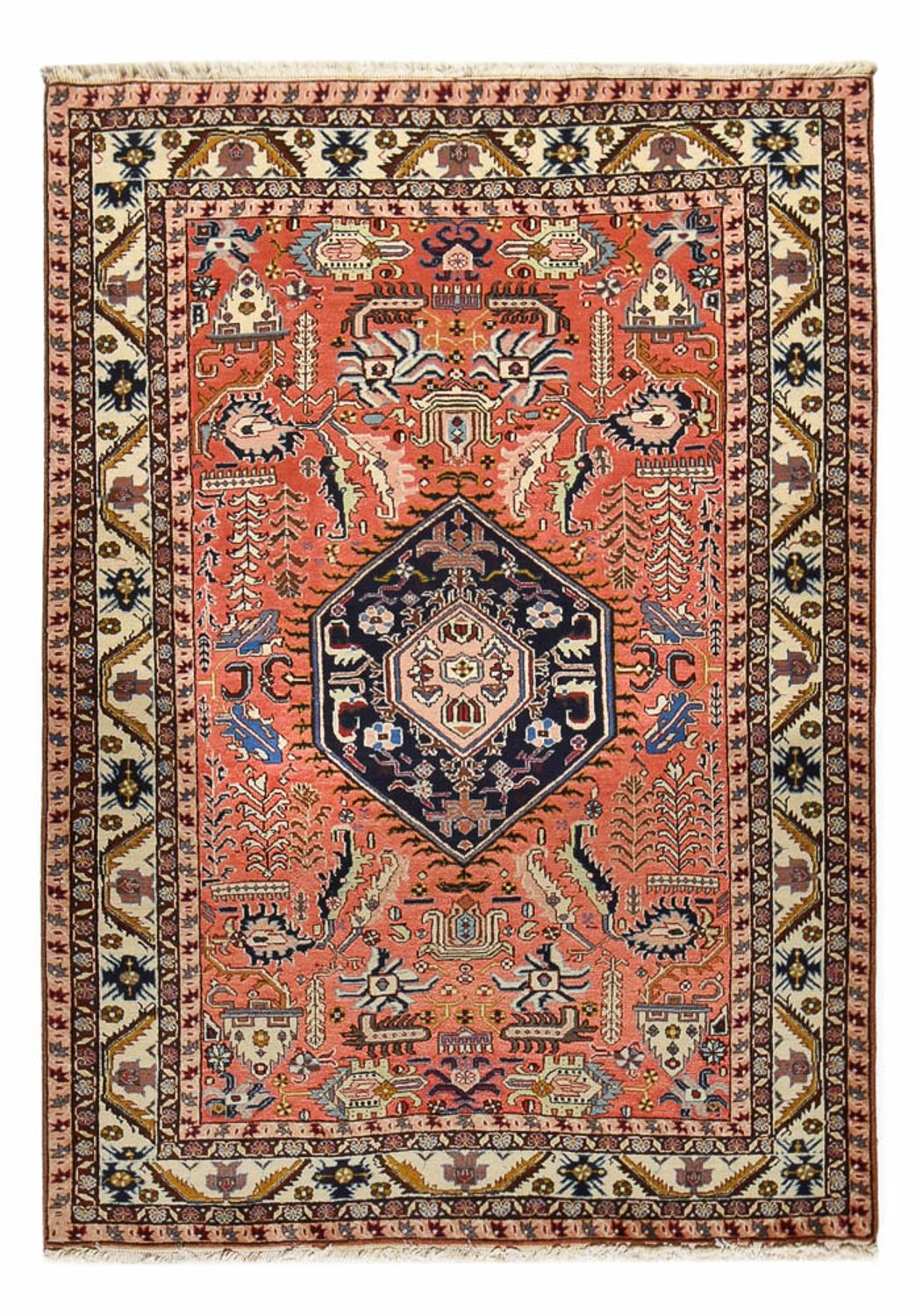 Persisk tæppe - Nomadisk - 200 x 142 cm - rød