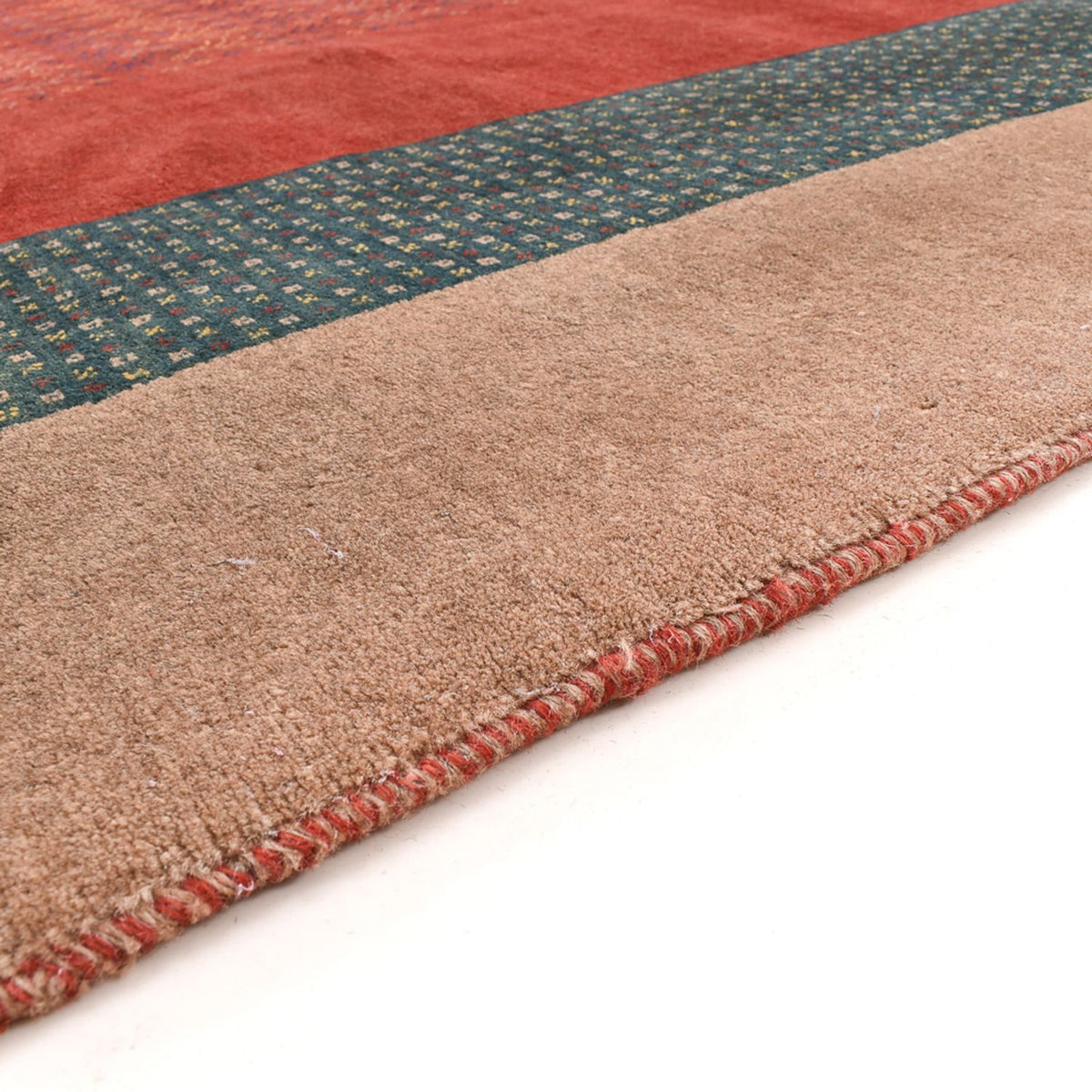 Gabbeh Tæppe - Loribaft Persisk - 300 x 213 cm - flerfarvet