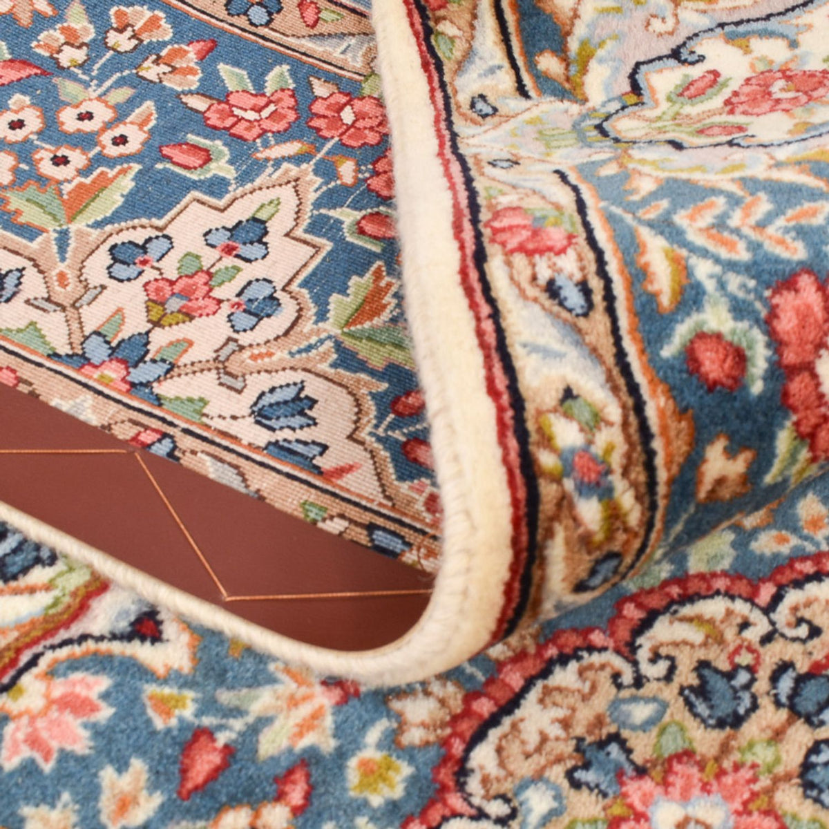 Persisk tæppe - Royal - 242 x 150 cm - mørk beige
