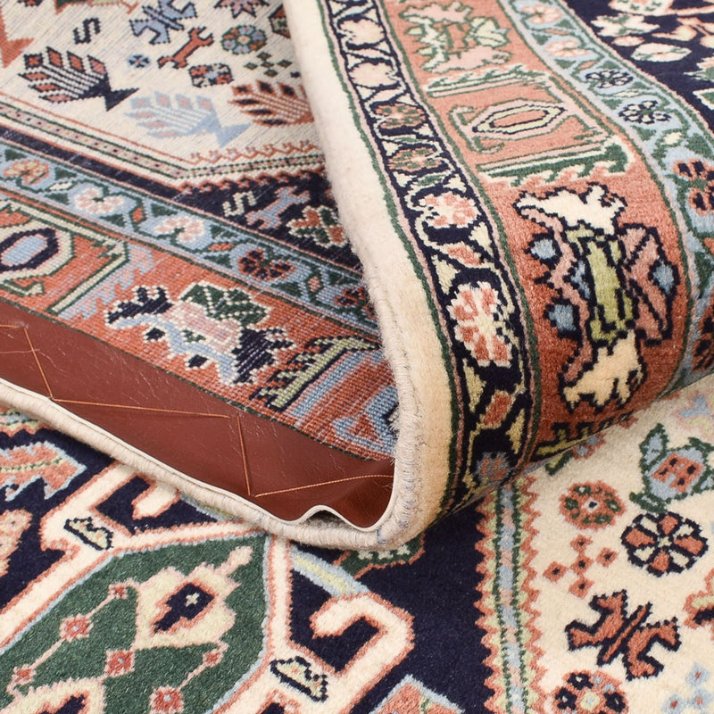 Gabbeh-tæppe - Kashkuli Persisk - 209 x 145 cm - mørkeblå