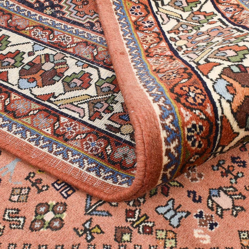 Gabbeh-tæppe - Kashkuli Persisk - 197 x 145 cm - lysrød