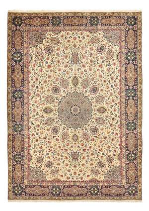 Persisk tæppe - Tabriz - Royal - 336 x 235 cm - beige