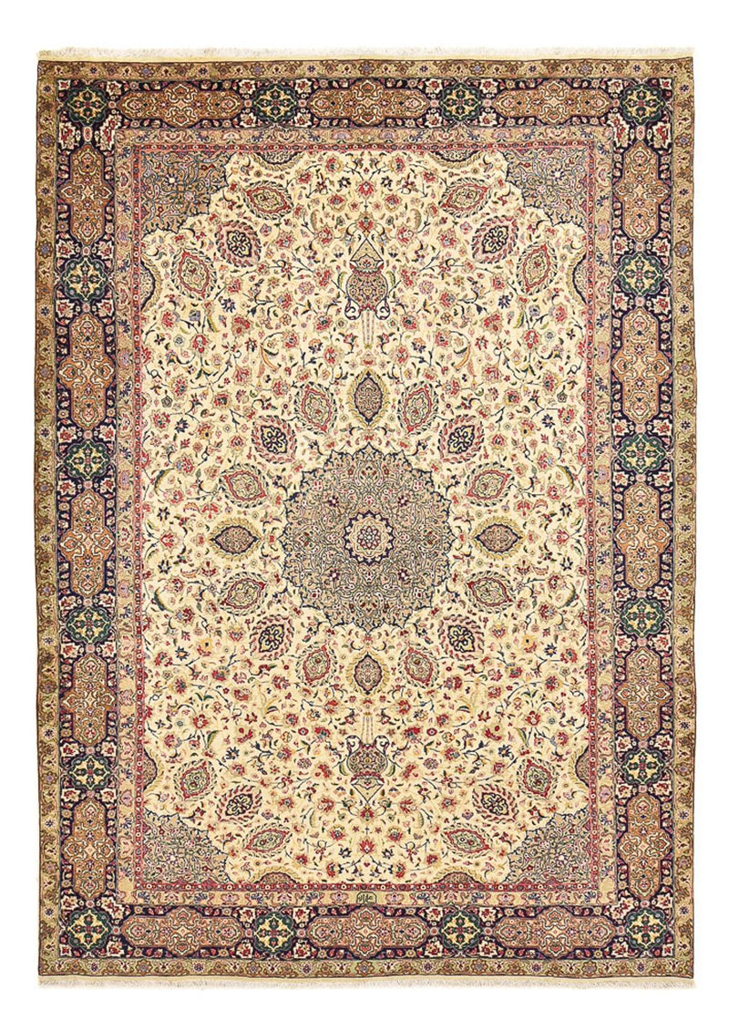 Persisk tæppe - Tabriz - Royal - 336 x 235 cm - beige