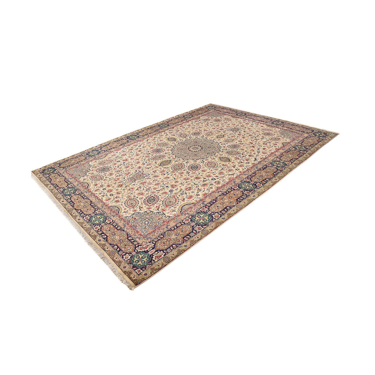Persisk tæppe - Tabriz - Royal - 336 x 235 cm - beige