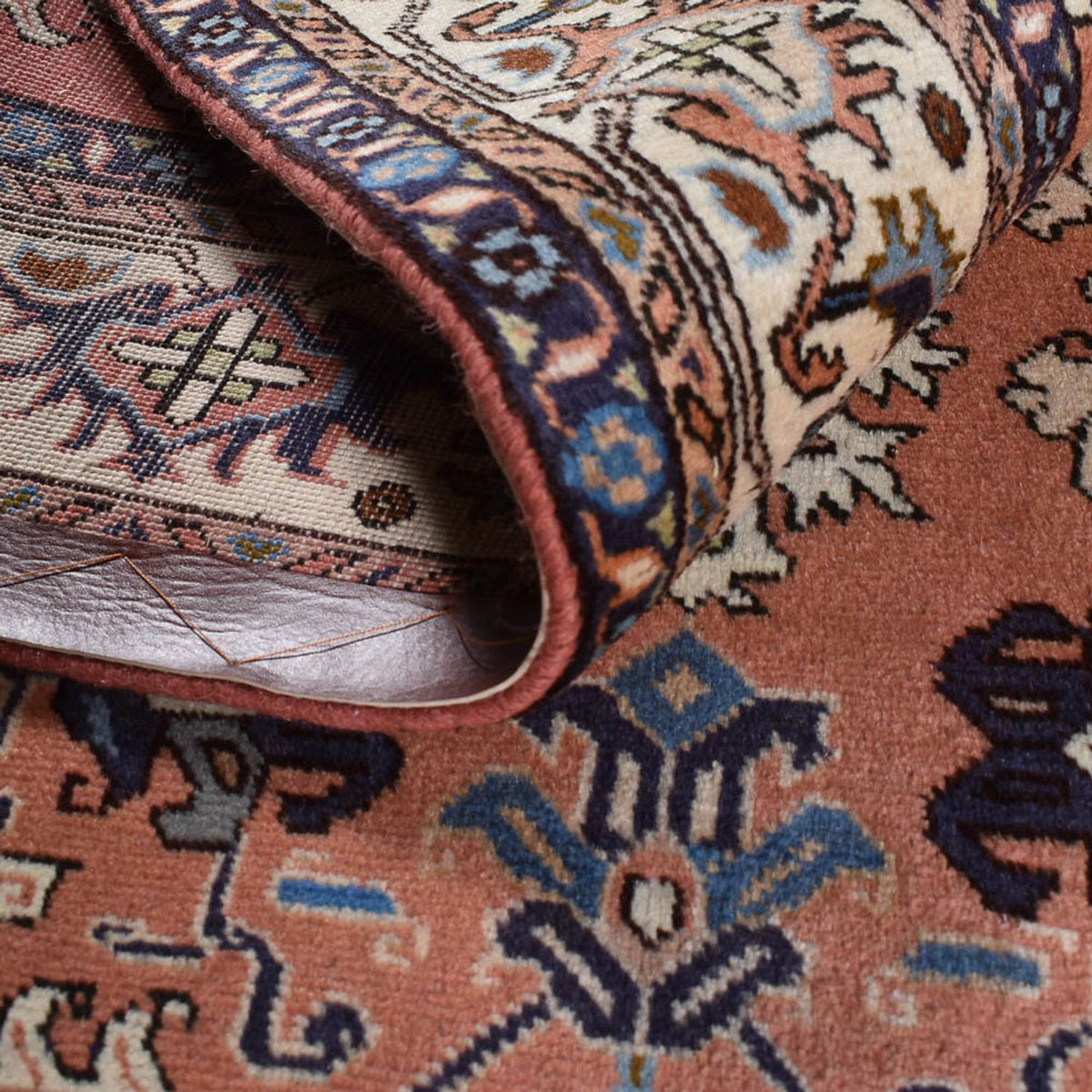 Persisk tæppe - Nomadisk - 209 x 143 cm - lysrød