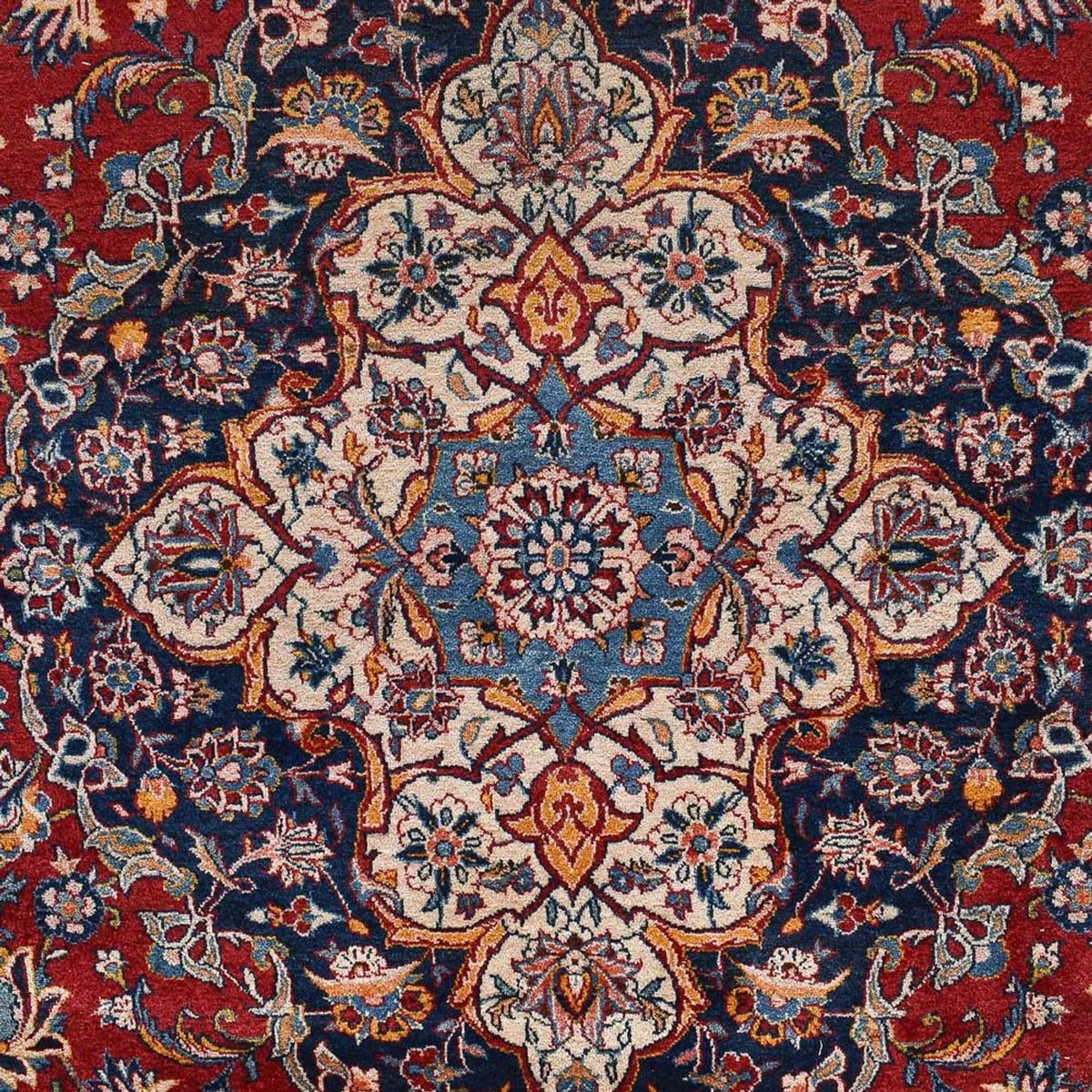 Persisk tæppe - Keshan - Royal - 437 x 318 cm - rød