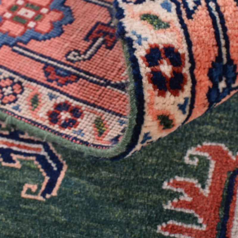 Persisk tæppe - Nomadisk - 224 x 143 cm - grøn