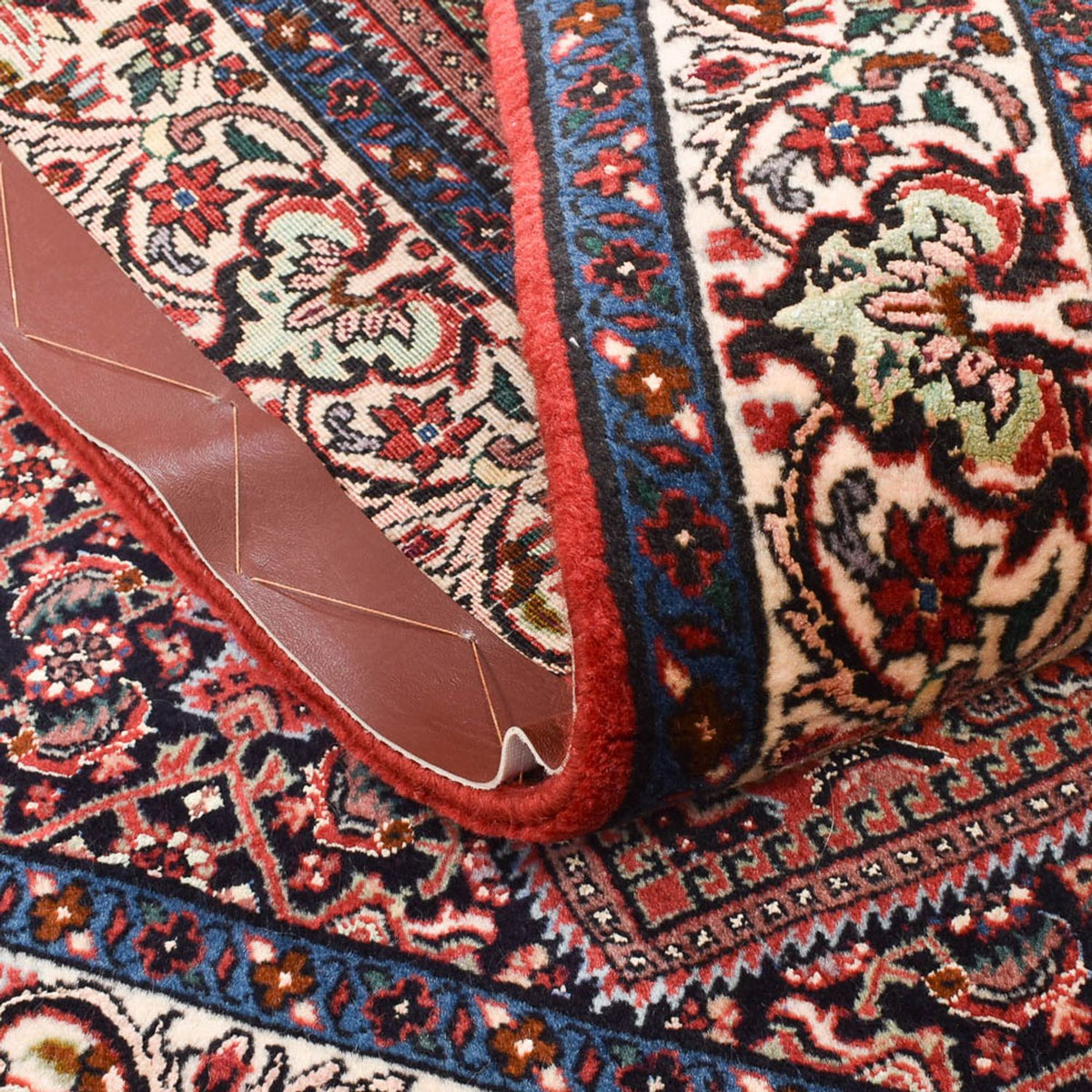 Persisk tæppe - Bijar - 172 x 110 cm - lysrød