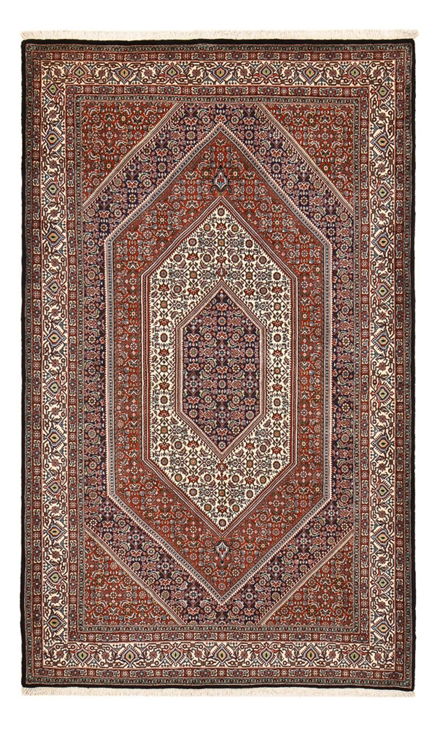 Persisk tæppe - Bijar - 248 x 150 cm - rust