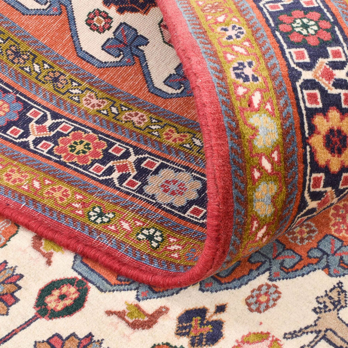 Gabbeh-tæppe - Kashkuli Persisk - 194 x 130 cm - flerfarvet