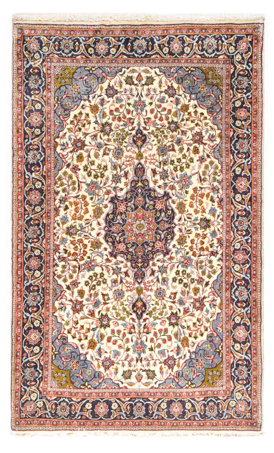 Persisk tæppe - Classic - 204 x 130 cm - lys beige
