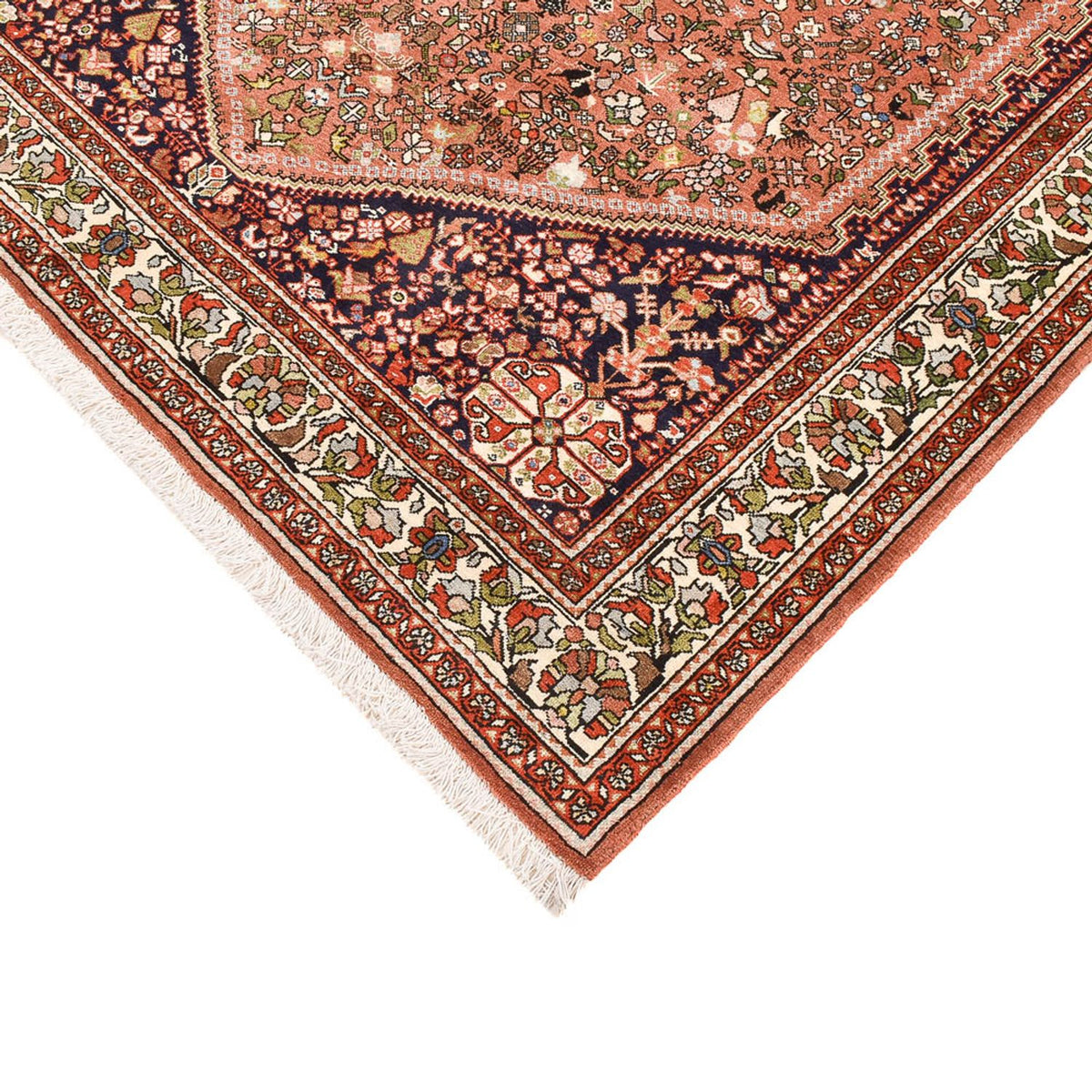 Gabbeh-tæppe - Kashkuli Persisk - 205 x 153 cm - lysrød