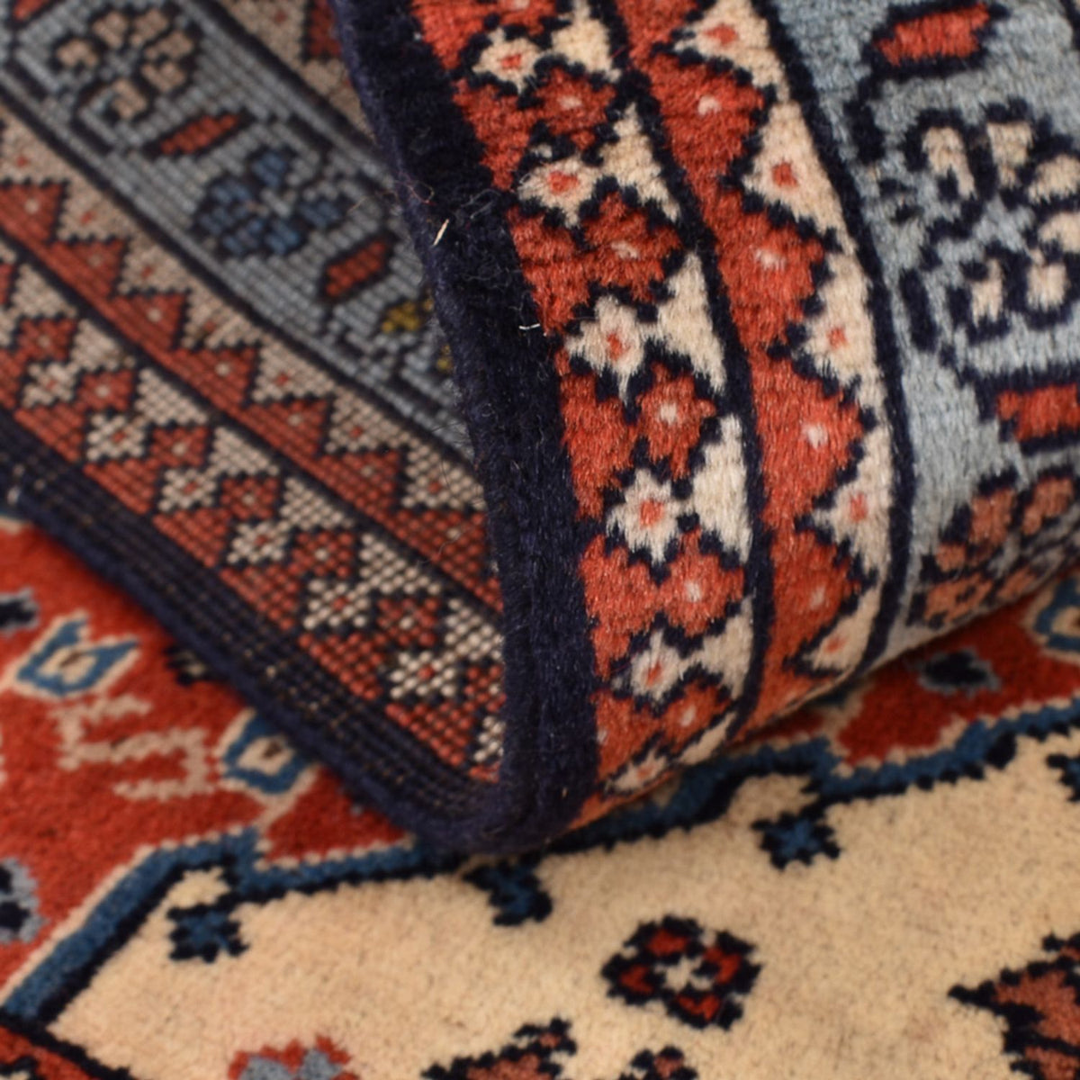 Persisk tæppe - Nomadisk - 121 x 75 cm - rød