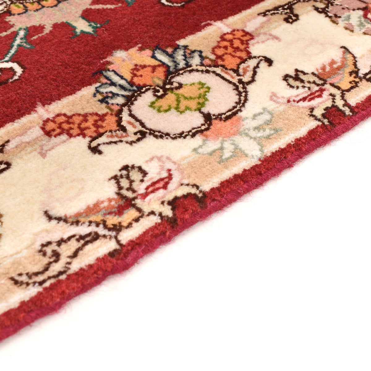 Persisk tæppe - Tabriz - Royal - 90 x 58 cm - rød