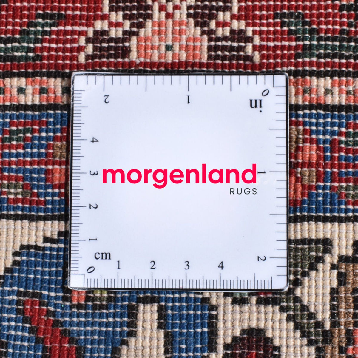 Persisk tæppe - Bijar - 316 x 204 cm - mørkerød