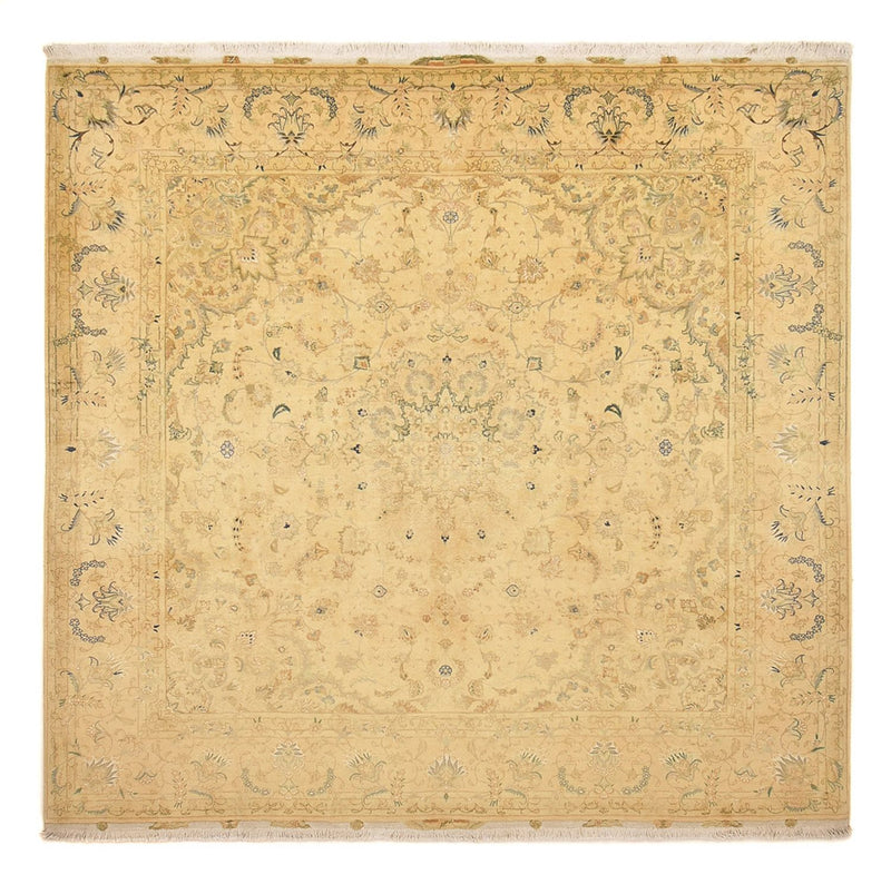Persisk tæppe - Tabriz - Royal firkantet  - 250 x 244 cm - karamel